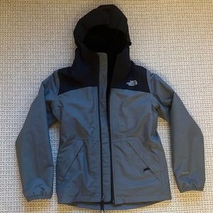 The North Face Warm Storm Rain Jacket, Girls size M (10-12).